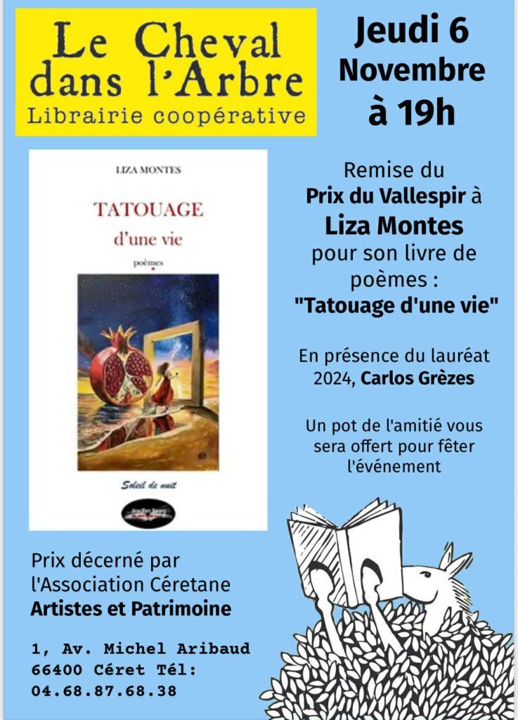 TATOUAGE D'UNE VIE, PRIX DU VALLESPIR 2025 !