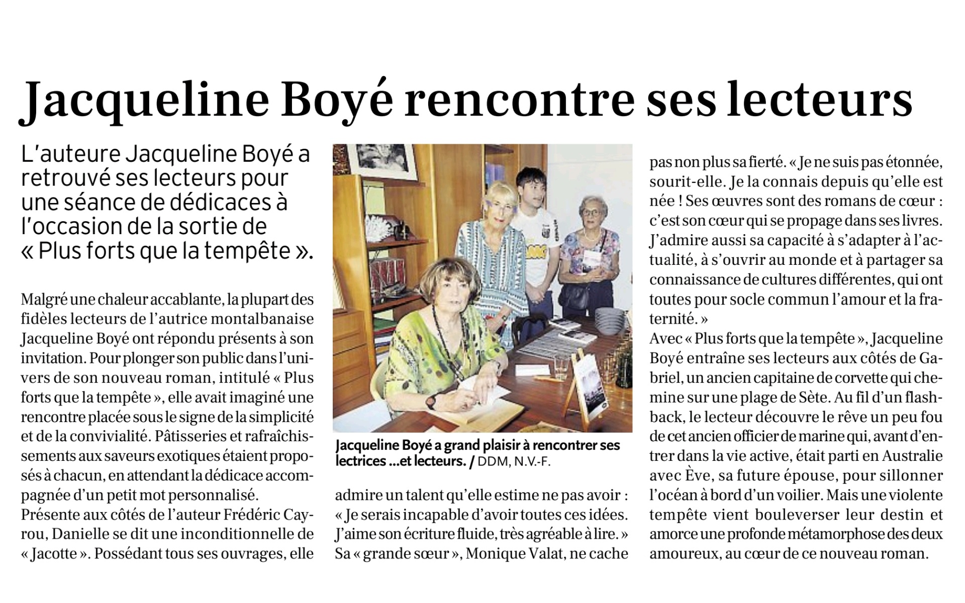 article de la dépêche du midi