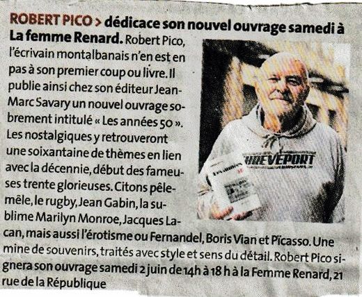 Robert Pico en dédicace