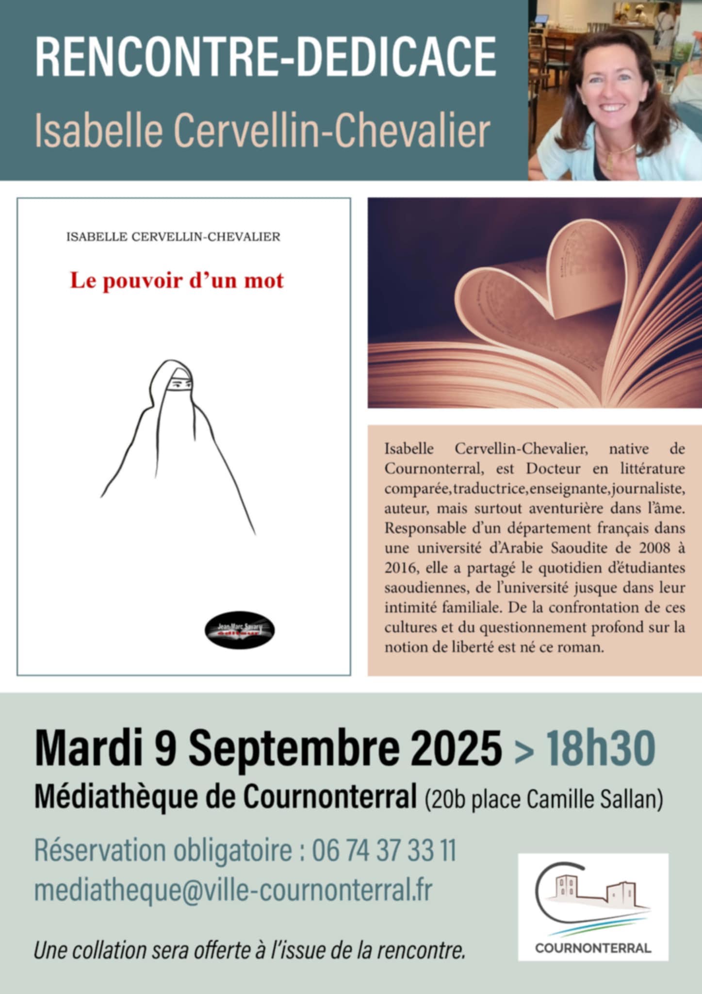 dédicace d'Isabelle Cervellin Chevalier