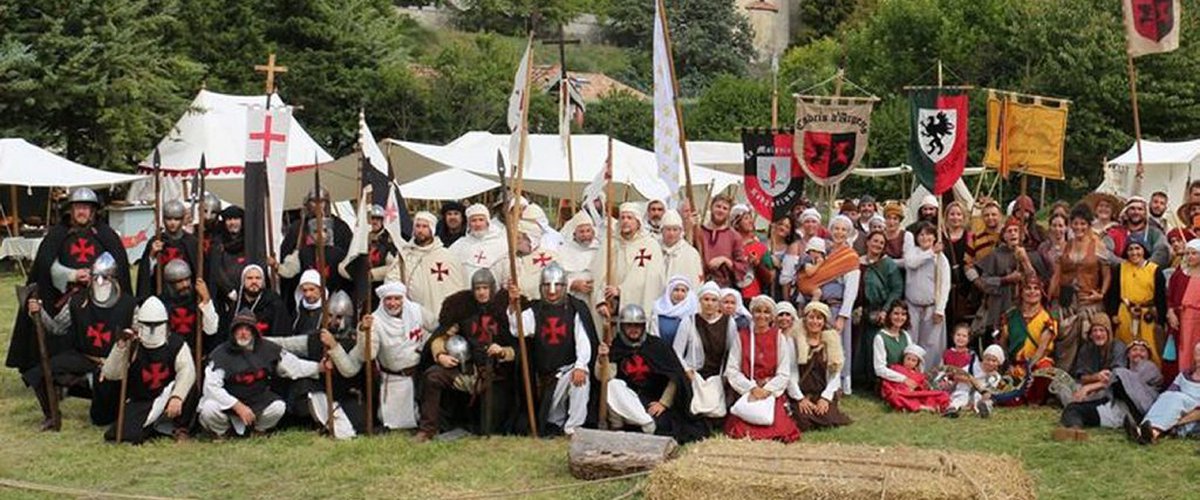 fête médiévale à Comps sur Artubry 