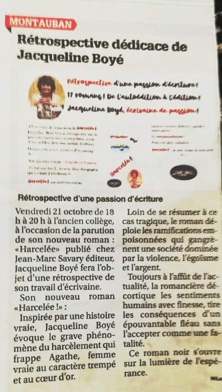 jacqueline boyé dans le petit journal