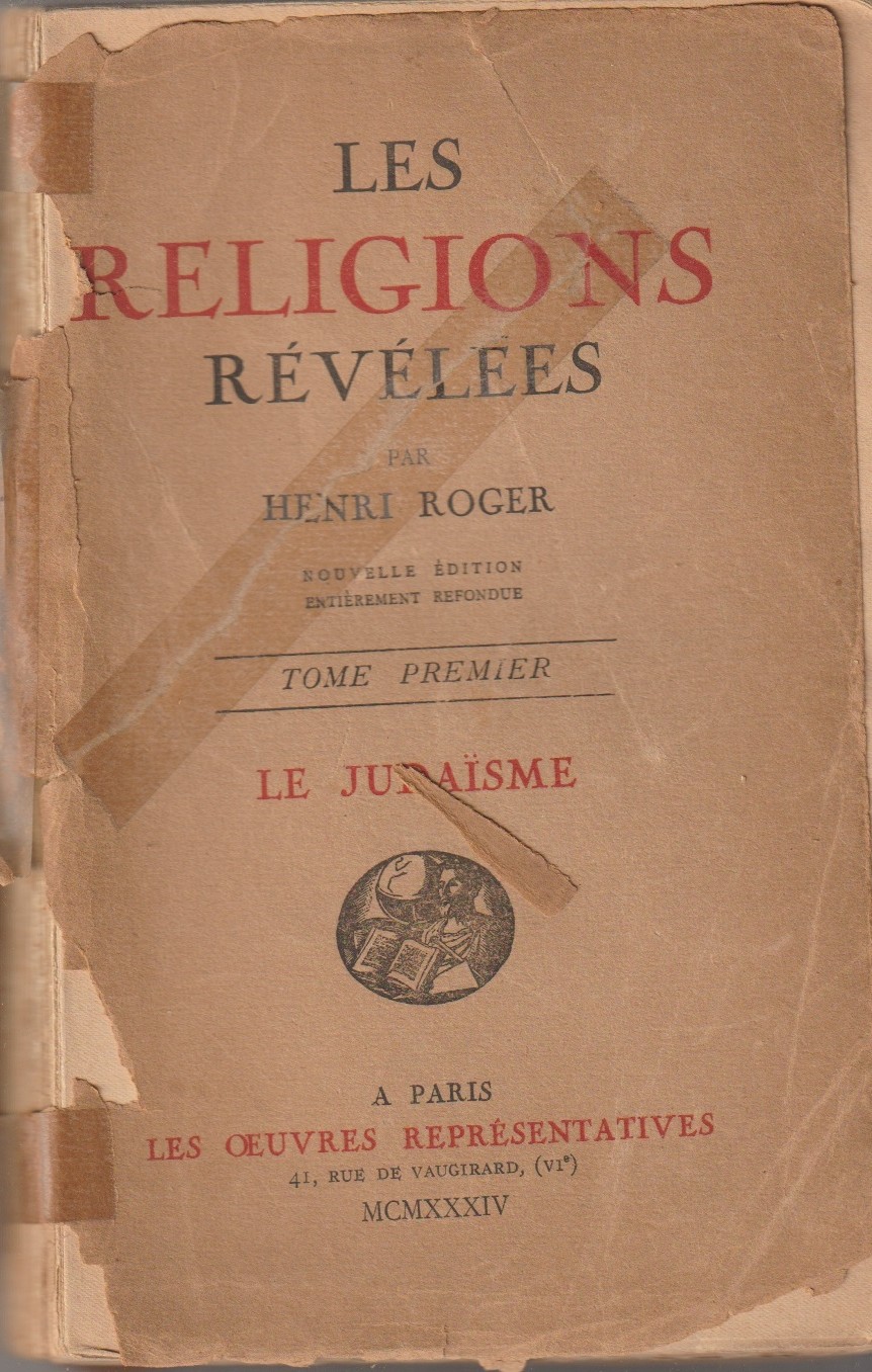 les religions révélées, le judaïsme